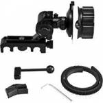 F&V Follow Focus Advanced 1 Kit with a Snap-on Rail Mount, Reversible Gear Box,Tension Dampening Focus Knob, Speed Crank and Lens Ring Kit (p/n 10812002) F&V Follow Focus Advanced 1 Kit with a Snap-on Rail Mount, Reversible Gear Box,Tension Dampening Focus Knob, Speed Crank and Lens Ring Kit (p/n 10812002)